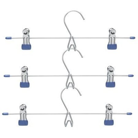 HONEY CAN DO INTL 3PK SkirtPant Hangers HNG-01193